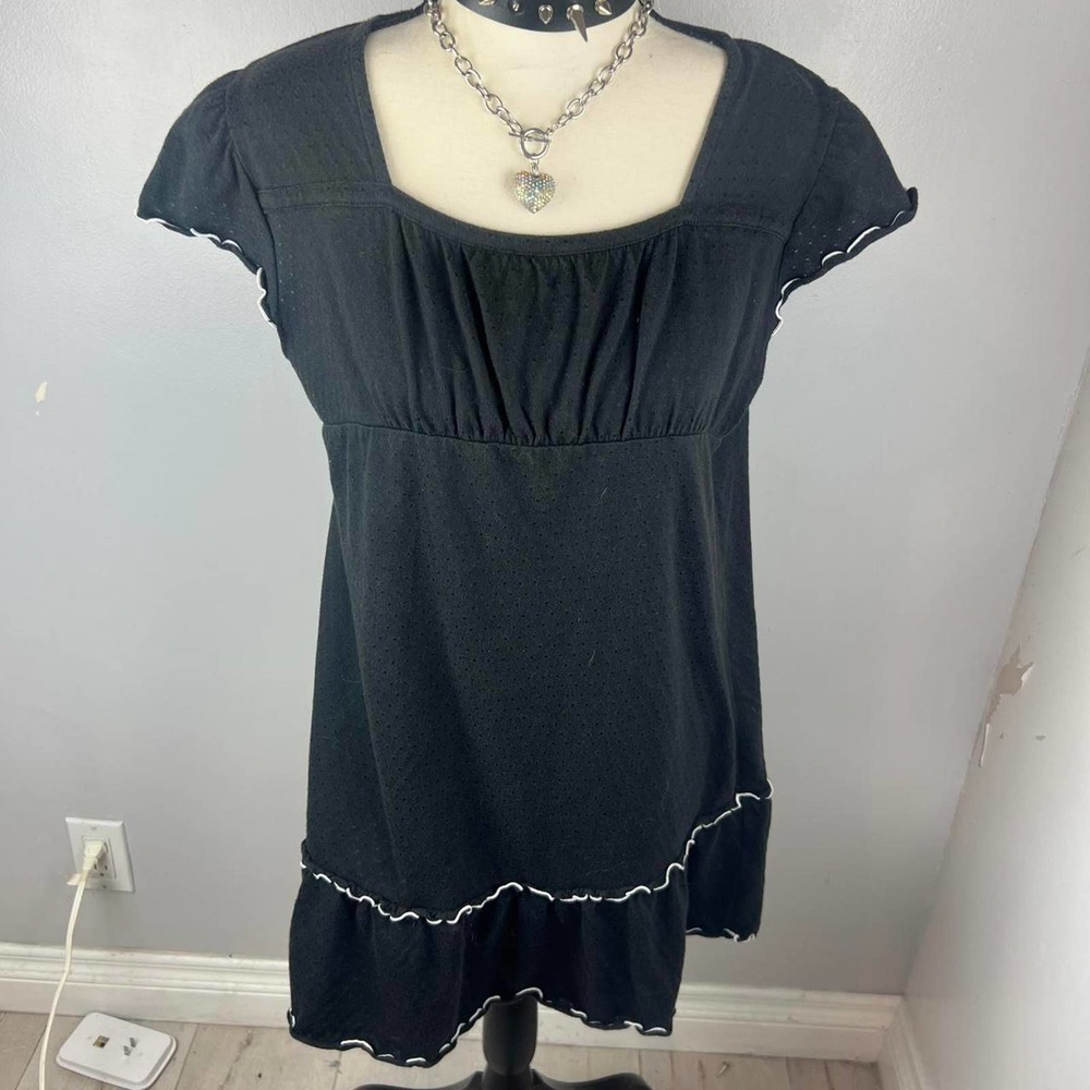 Black babydoll dress tagged a